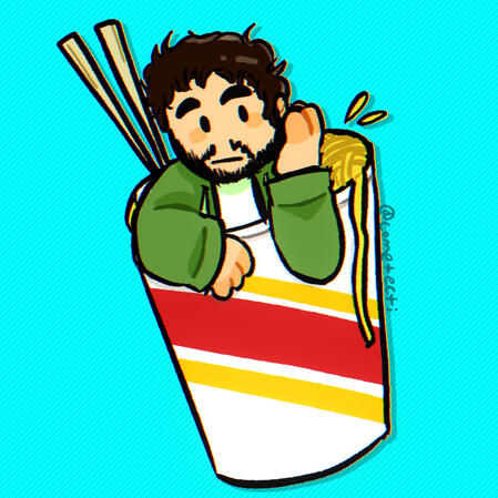hi, i'm chris - cup of noodles